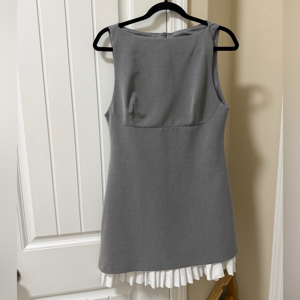 Gray Sleeveless Dress